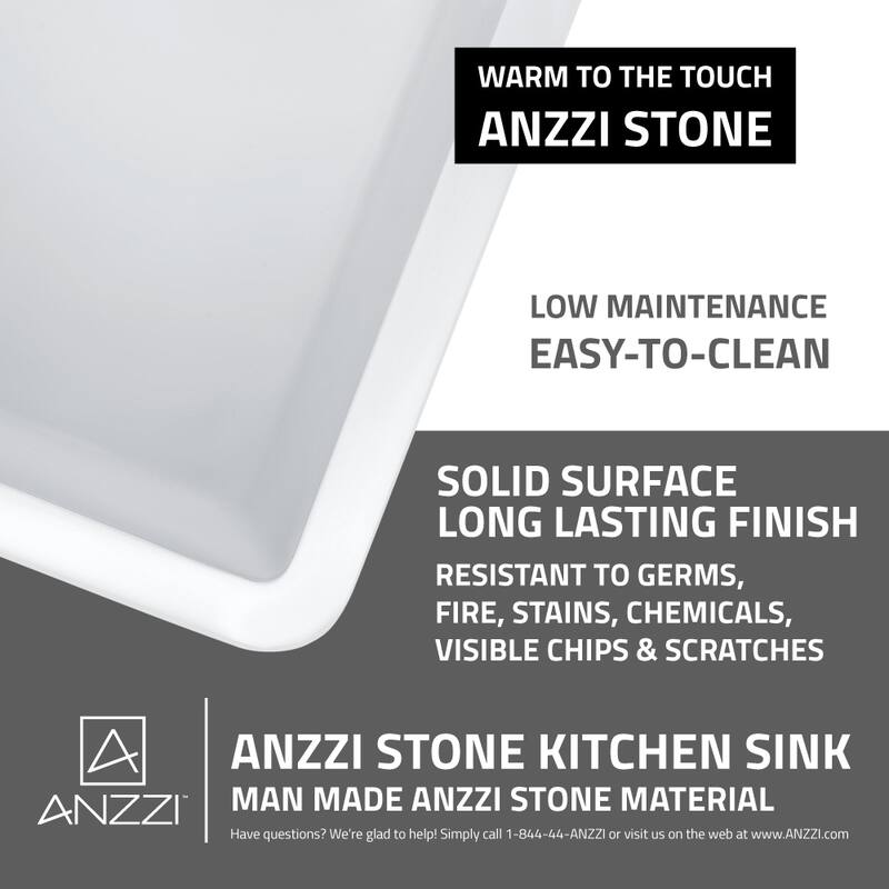 Roine Farmhouse Reversible Apron Front Solid Surface 33 in. 50/50 Basin Kitchen Sink in White