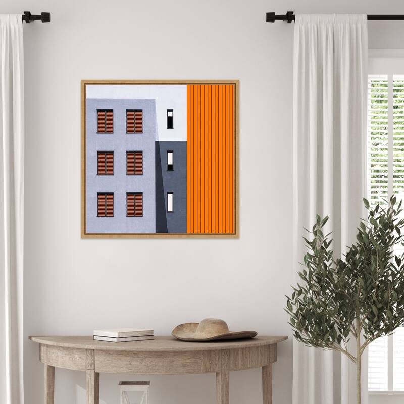 Facade by Inge Schuster Framed Canvas Wall Art Print