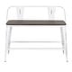 preview thumbnail 10 of 19, Carbon Loft Samira Industrial Counter Height Bench - N/A Vintage White/Espresso