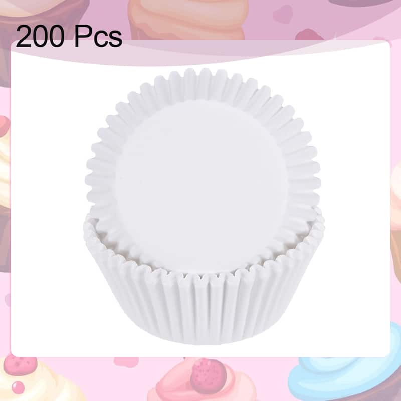 200 Count Cupcake Liners Cupcake Muffins Liners Paper Baking Cups