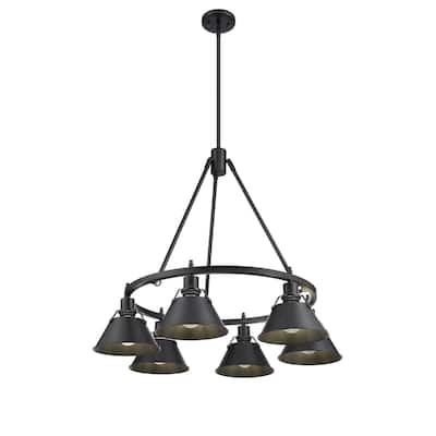 Orwell 6-Light Chandelier in Matte Black