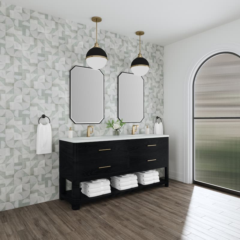 James Martin Vanities D704-V72-3WZ Lucian 72" Free Standing Double