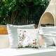 preview thumbnail 2 of 5, Stupell Rabbit Hugs Spring Flower Meadow Butterfly Garden Printed Outdoor Throw Pillow Design by Sangita Bachelet