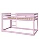 preview thumbnail 21 of 33, Twin Size Wood Loft Bed with Ladder and Fence for Kids, Boys and Girls