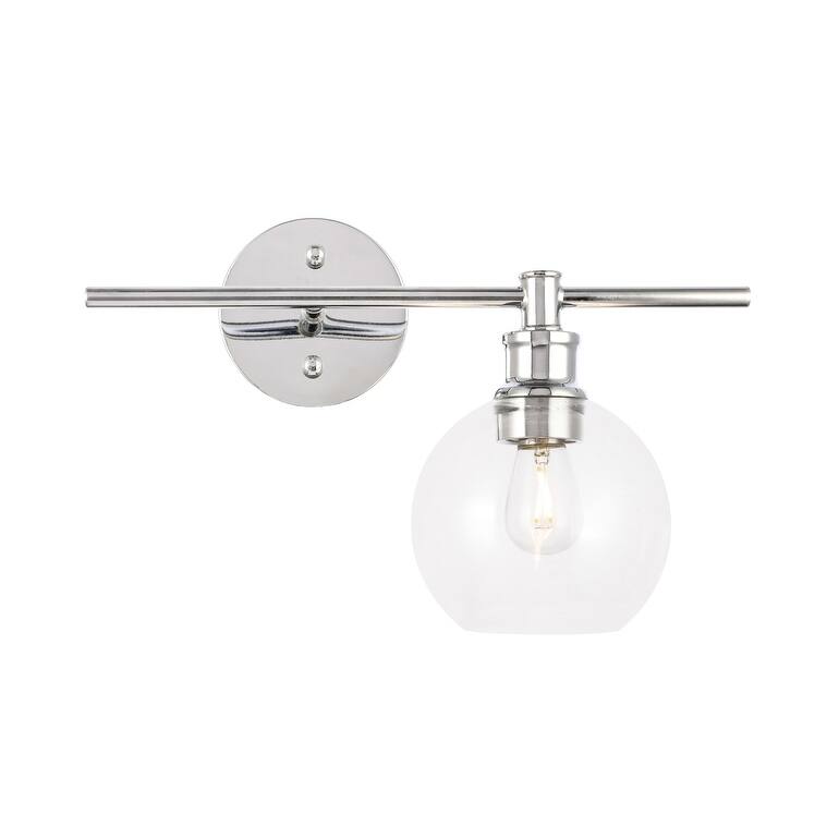 Collins 1-Light Glass Right Wall Sconce - 14.7/9.8