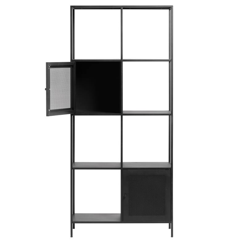 Rye Studio Malina Modern Metal Storage Display Bookcase