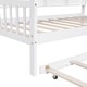 preview thumbnail 7 of 39, Modern Twin Size House Bed Kids Bed with Trundle and Shelf,Solid Construction