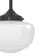 preview thumbnail 8 of 14, Hunter Saddle Creek 1-Light Mini Pendant / Semi-Flush Mount Ceiling Light - Kitchen Island, Dining Room, Hallway