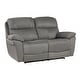 preview thumbnail 4 of 11, Mono Power Double Reclining Loveseat Grey