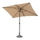 preview thumbnail 45 of 44, Clihome 10' x 6'5 Aluminum Rectangular Market Umbrella