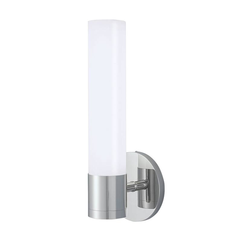 Abbott LED Wall Sconce - Chrome with Shiny Opal