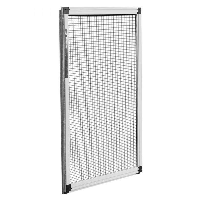 2 Pieces Expandable Window Screens White Adjustable Aluminum Frame High Transparency Mesh - 40” x 15” x 0.7”