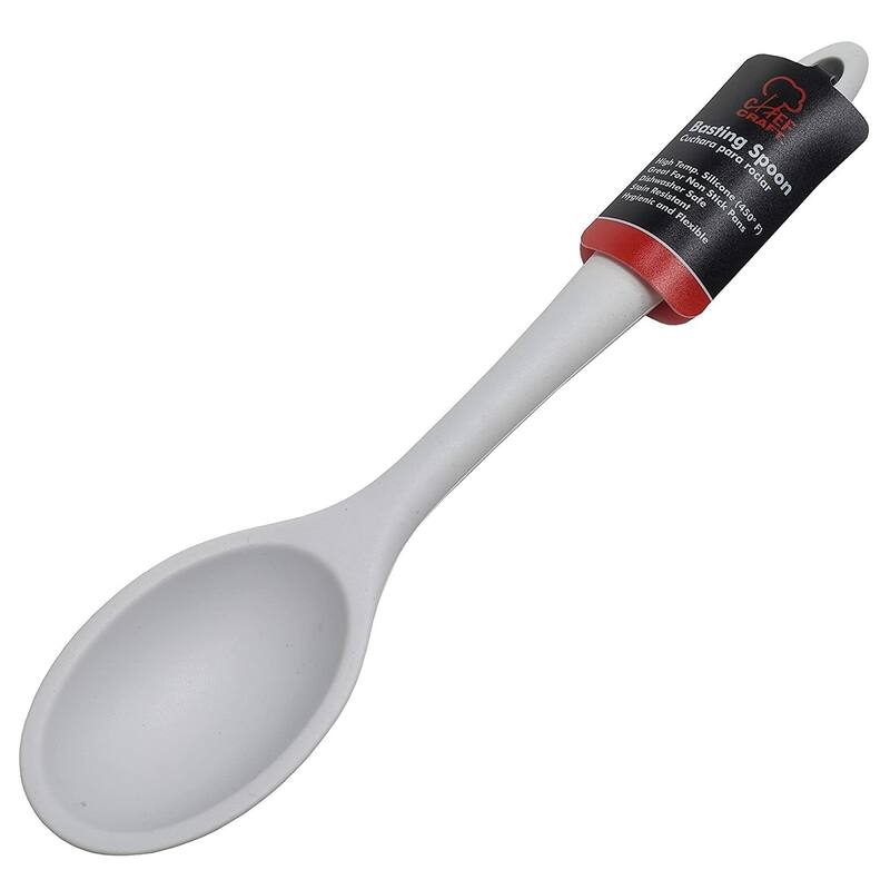 Chef Craft 11" Premium Heat Resistant Silicone Cooking / Basting Spoon