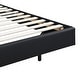 preview thumbnail 8 of 11, Low Profile Platform Bed with Upholstered Backrest Headboard, Twin