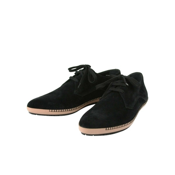 black suede casual shoes mens
