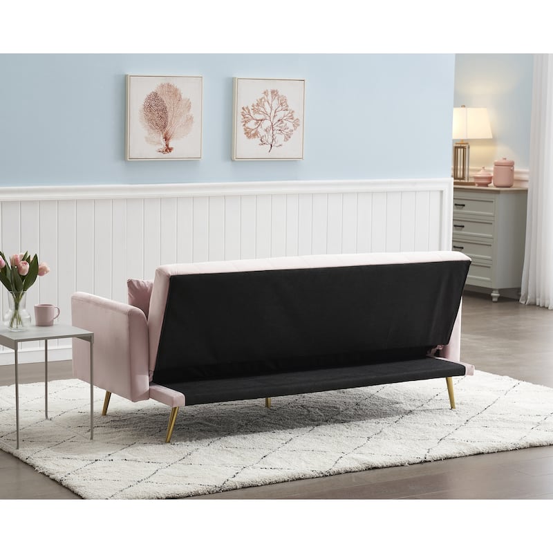 71" Convertible Double Folding Living Room Sofa Bed