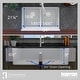 preview thumbnail 68 of 68, Karran Retrofit Apron Front Quartz Double Bowl Kitchen Sink