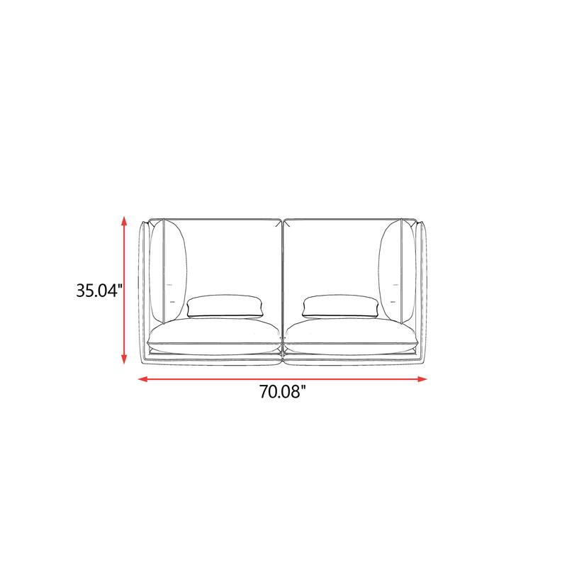 Simon 4pc Multi-Chair Seating Set