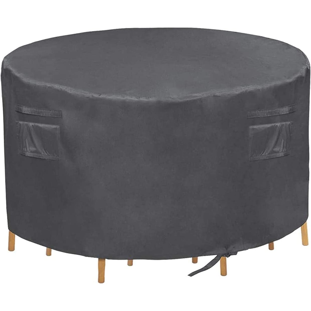 Patio Round Table Cover, Heavy Duty Waterproof Patio Furniture Cover