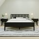 preview thumbnail 7 of 20, Max and Lily Scandinavian Queen-Size Bed with Slatted Headboard