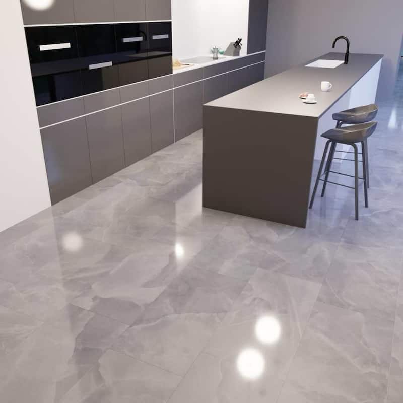 Geo Lust 12x24 Polished Onyx Porcelain Tile - Floor & Wall - Large Format