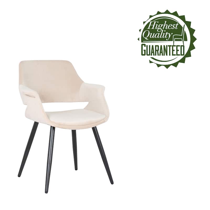Porthos Home Fulco Velvet Mid-century Dining Chair
