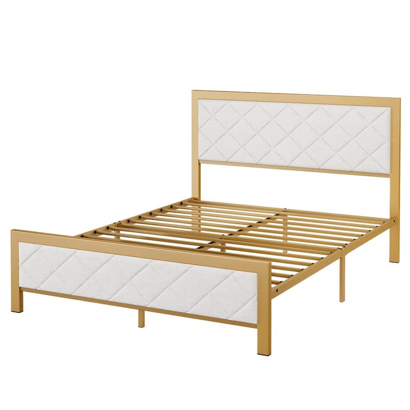 Composite Cotton Press Thread Soft Wrapped Bed Frame