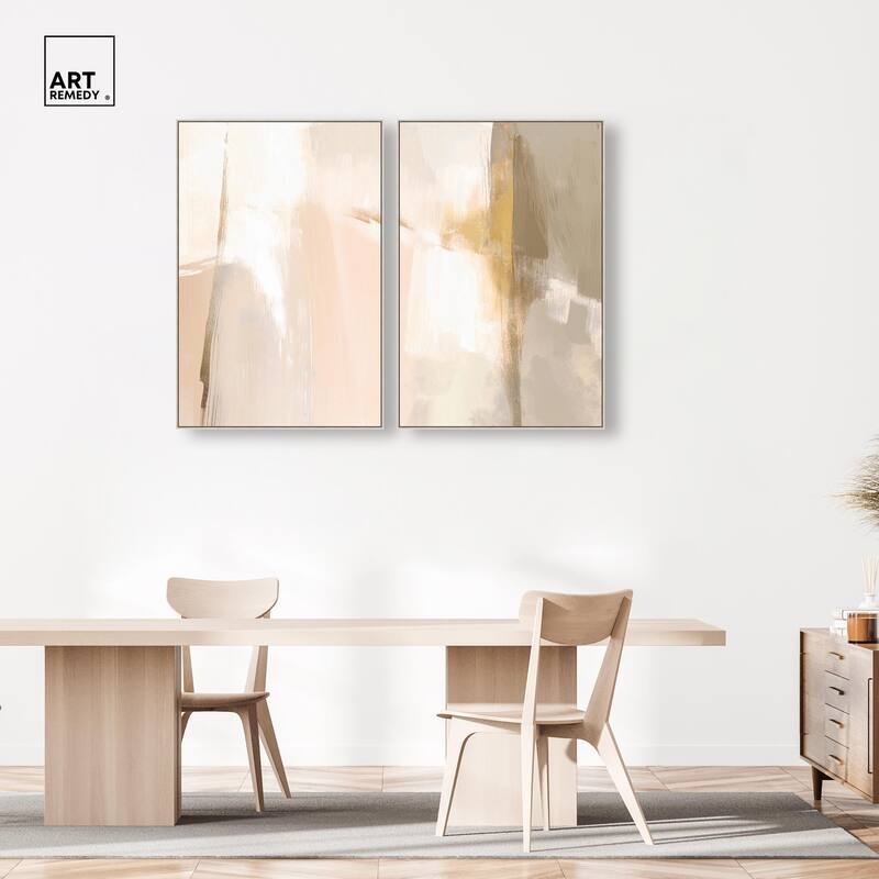Meditative Hues II Canvas Set of 2 by Art Remedy