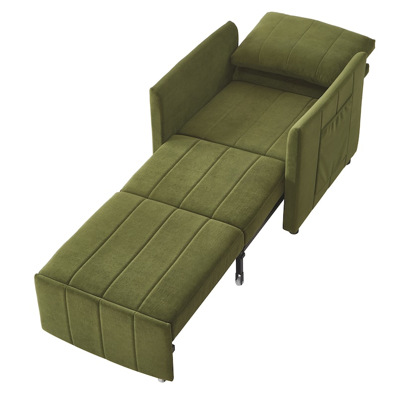 Convertible Sofa Chair with Storage
