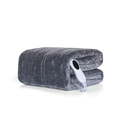 Electric Blanket Heated Throw,Flannel Double Side Heating Blanket with 10 Heat Levels & 2/4/8 hours Auto-off