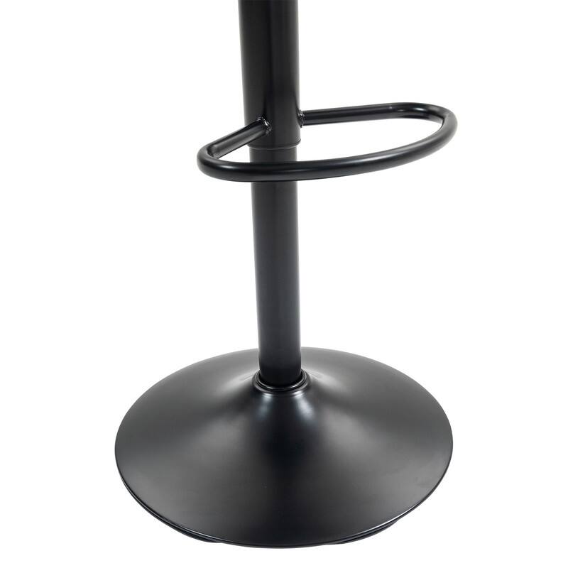 Adjustable Swivel Bar Stools Set of 2 - Modern Counter Height Kitchen Island Chairs with Back Support