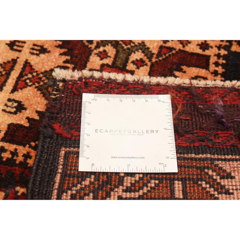 Teimani Orange Rug 4'2" x 6'3" - 4'2 x 6'3