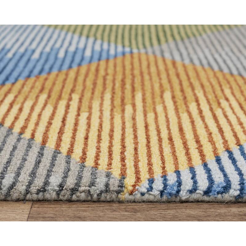 Alora Decor Addison Geometric Hand-tufted Rug