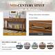 Wood Console Table with 3 Drawers and 1 Bottom Shelf for Entryway ...