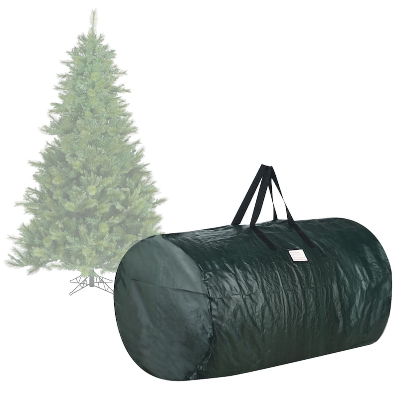 Christmas Tree Storage Bag - Canvas Bag for 7.5-Foot Artificial Trees by Elf Stor (Green) - Green