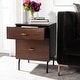 preview thumbnail 60 of 80, SAFAVIEH Genevieve 2-drawer Nightstand