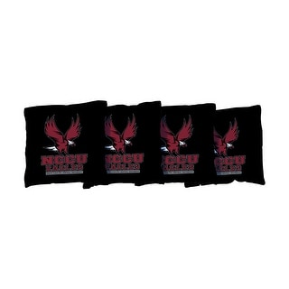 North Carolina Central NCCU Eagles Black Cornhole Bags