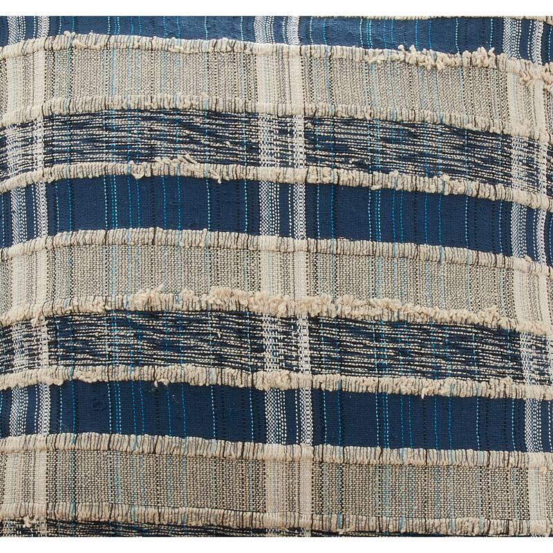 Striped Woven Table Runner With Dual-Tone Design