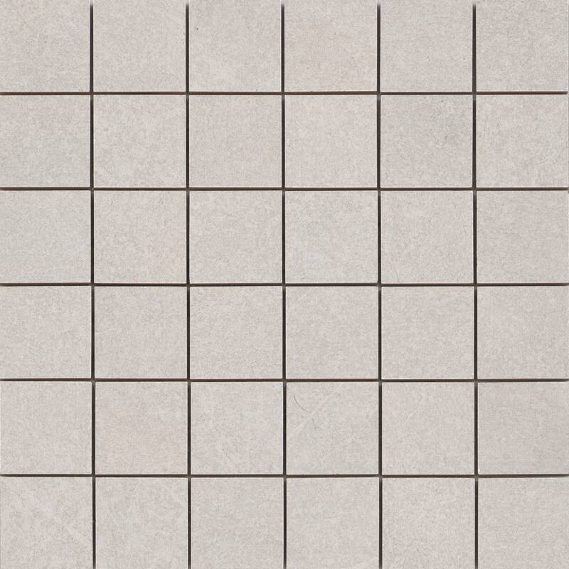 Emser Tile Anthem - 12" x 12" Square Mosaic Wall Tile - Matte Stone