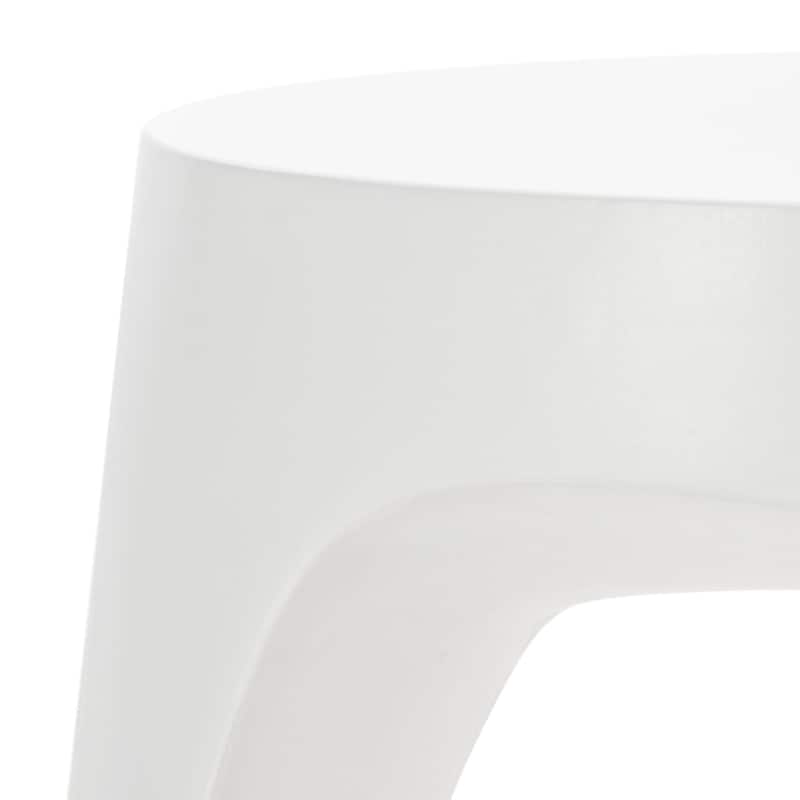 SAFAVIEH Outdoor Geronda Concrete Accent Table - 17.72" W x 17.72" L x 17.72" H - 18Wx18Dx18H