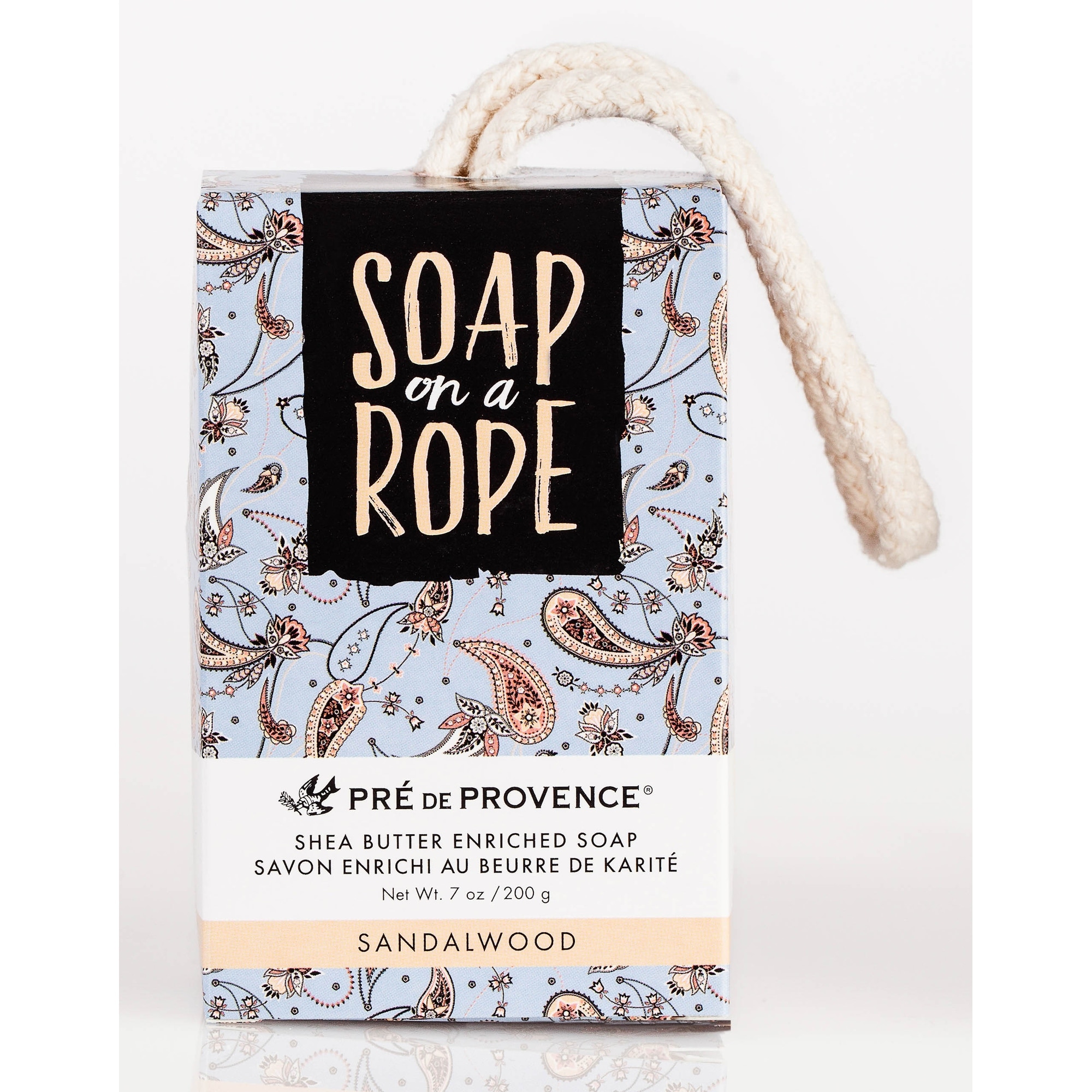 Pre de Provence Soap On A Rope - Sandalwood