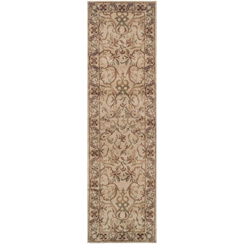 Superior Heritage Traditional Floral Scroll Indoor Area Rug