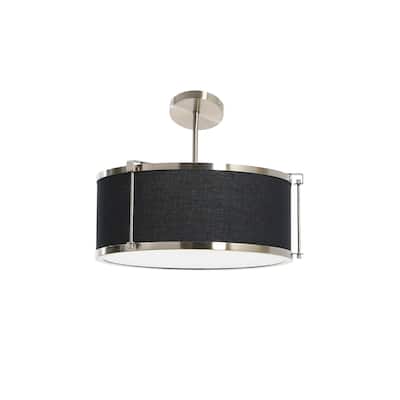Robert Stevenson Lighting Harrison- Metal Ceiling Light with Shade - N/A