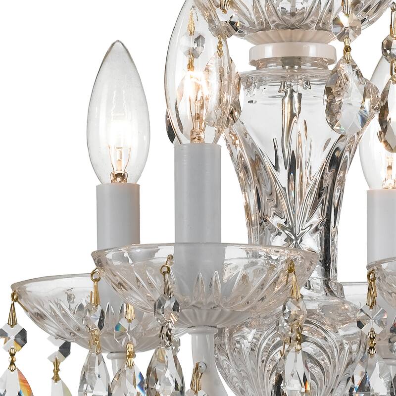 Crystorama Lighting Group Traditional Crystal 4 Light 11" Wide