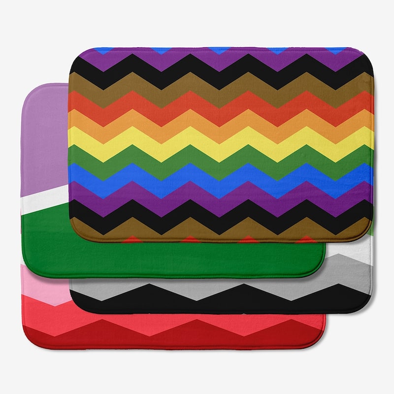 Pride Plush Microfiber Bathmat