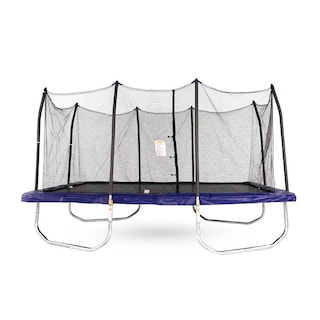 Skywalker Trampolines 15ft x 9ft Rectangle Trampoline with Enclosure - Blue - 15'