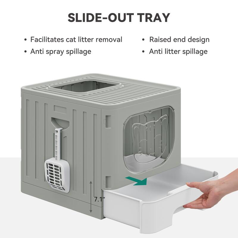 Cat Litter Box with Shovel