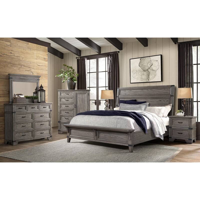 Forge Brushed Steel Chesser Mirror