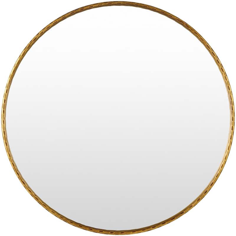 Shana Modern & Contemporary Accent Mirror - Gold