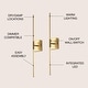 preview thumbnail 17 of 105, Conley 28" Dimmable Integrated LED Metal Wall Sconce, by JONATHAN Y